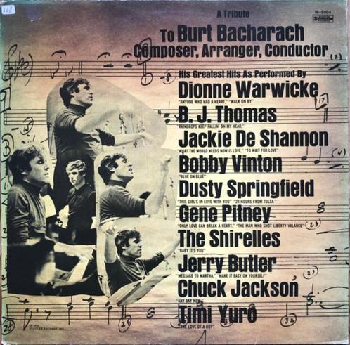 LP A Tribute to Burt Bacharach-Div. Artiesten –zeer goed, Cd's en Dvd's, Vinyl | Pop, Zo goed als nieuw, 1960 tot 1980, 12 inch