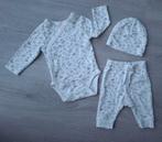 Setje van boxpakje, romper, broekje en mutsje mat 56 Hema, Kinderen en Baby's, Babykleding | Maat 50, Jongetje of Meisje, Nieuw