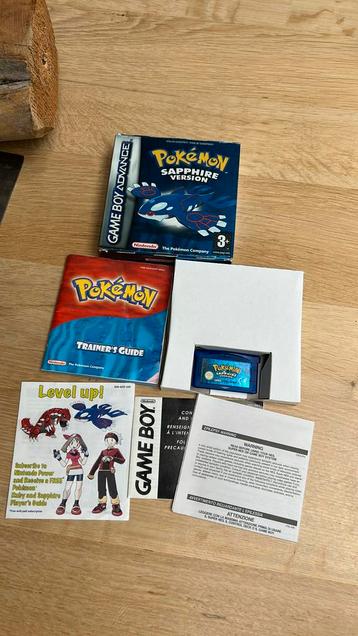 Zgan pokemon saphire compleet beschikbaar voor biedingen