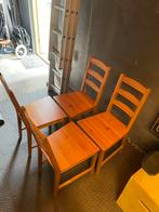 Jokkmokk stoelen 4 stuks, Huis en Inrichting, Stoelen, Ophalen, Gebruikt, Bruin, Vier