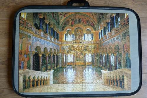 Ravensburger '' TROONZAAL, NEUSCHWANSTEIN '' 1000 st., Hobby en Vrije tijd, Denksport en Puzzels, Gebruikt, Legpuzzel, 500 t/m 1500 stukjes