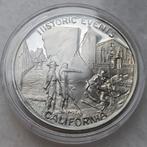 Zilveren medaille california, Postzegels en Munten, Edelmetalen en Baren, Ophalen of Verzenden, Zilver