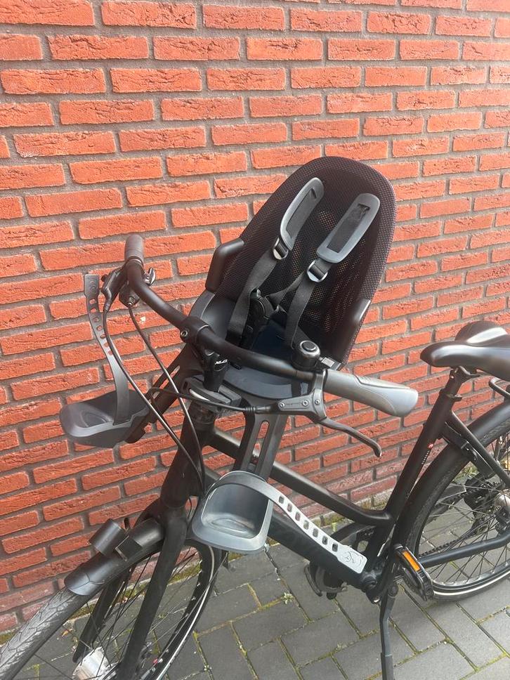 Qibbel Air Fietsstoeltje - Voorzitje, Fietsen en Brommers, Fietsaccessoires | Fietsstoeltjes, Zo goed als nieuw, Voorzitje, 9 t/m 18 kg