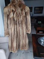 Bontjas + bontmuts, Ophalen, Zo goed als nieuw, Maat 38/40 (M), Bruin