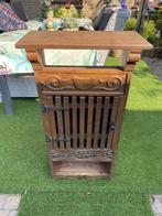 bruin wijnkastje, Huis en Inrichting, Kasten | Overige, Ophalen, Gebruikt