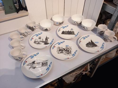 Jet 11 Stedentocht servies, Huis en Inrichting, Keuken | Servies, Zo goed als nieuw, Overige typen, Overige stijlen, Porselein