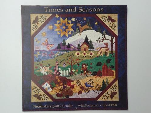 1998 Piecemakers calendar + patronen, Hobby en Vrije tijd, Borduren en Borduurmachines, Nieuw, Patroon, Ophalen