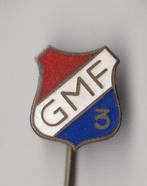 GMF 3 Geldersche Motorenfabriek speldje, Verzamelen, Gebruikt, Niet vindbaar, Niet vindbaar, Speldje of Pin