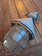 Gave oude bullseye lamp oud vintage, Ophalen of Verzenden, Gebruikt, Overige materialen, Vintage