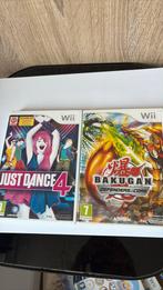 Wii games just dance en bakugan, Muziek, Ophalen of Verzenden, Zo goed als nieuw, 3 spelers of meer