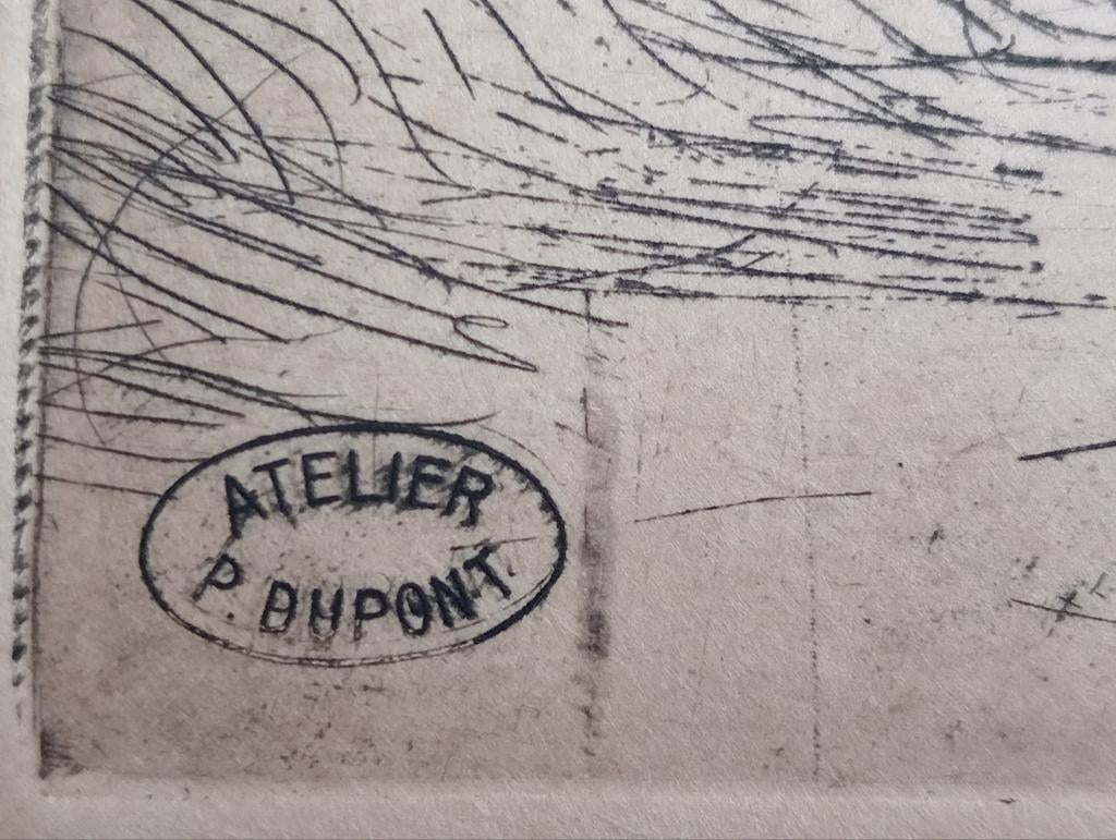 Pieter Dupont vrouw bij een brug, Verzenden