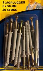 Slagpluggen / Nagelpluggen  / Spijkerpluggen set 5 x 50mm, Ophalen of Verzenden, -, -, -