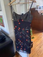 Apart zwart bloemen voile zomer jurkje In Wear mt 34 i.z.g.s, Zwart, Ophalen of Verzenden, Zo goed als nieuw, In Wear