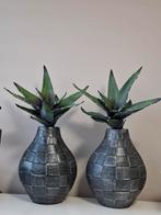 Vazen met kunstplanten, Ophalen, Steen, Overige kleuren, Zo goed als nieuw