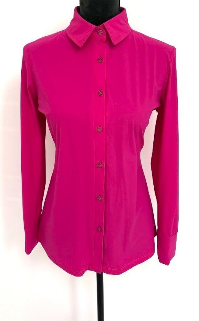 NIEUW! IN Premium travel blouse fuchsia roze M, Kleding | Dames, Blouses en Tunieken, Nieuw, Maat 38/40 (M), Roze, Verzenden