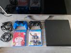 Ps4 met 2 controllers, Spelcomputers en Games, Spelcomputers | Sony PlayStation 4, Ophalen, Met 2 controllers, Original, Gebruikt
