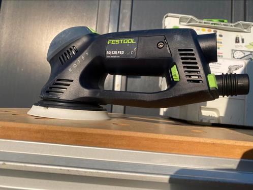 Festool Rotex 125, Doe-het-zelf en Verbouw, Gereedschap | Schuurmachines, Zo goed als nieuw, Excentrische schuurmachine, Minder dan 600 watt