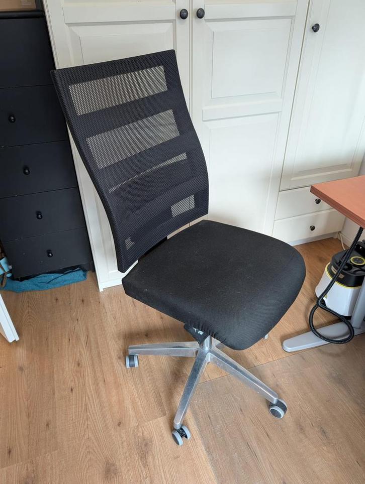TOPSTAR bureaustoel verstelbaar, Huis en Inrichting, Bureaustoelen, Gebruikt, Bureaustoel, Zwart, Ergonomisch, Ophalen