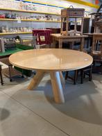 Ronde houten eettafel, 150 cm, Huis en Inrichting, Tafels | Eettafels, Ophalen, 100 tot 150 cm, Rond, Zo goed als nieuw