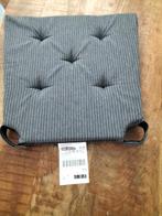 Ikea kussen stoelkussen Justina zwart antraciet, Ophalen of Verzenden, Nieuw, Zwart