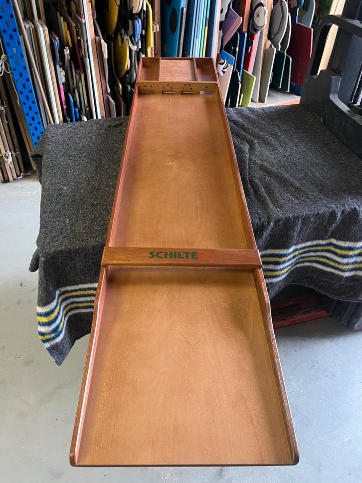 Schilte S240 Sjoelbak te koop slechts 1x gebruikt voor Event, Hobby en Vrije tijd, Gezelschapsspellen | Bordspellen, Zo goed als nieuw