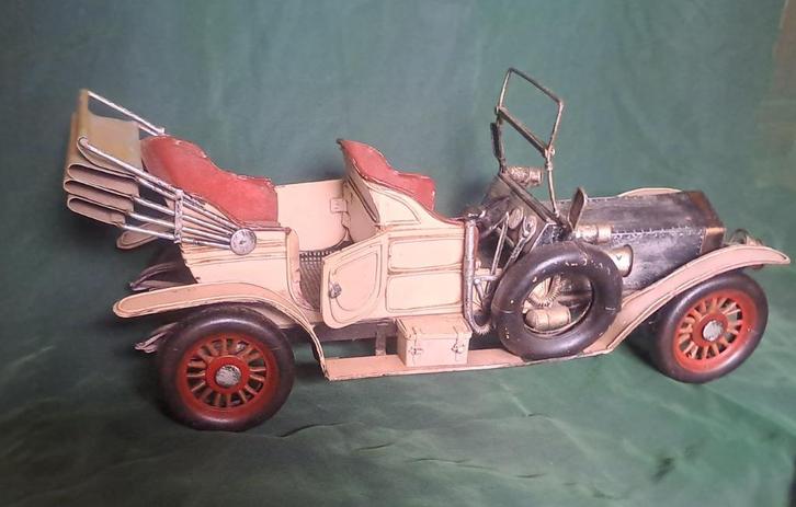 Schaalmodel oude personenauto oldtimer, Antiek en Kunst, Curiosa en Brocante, Ophalen of Verzenden