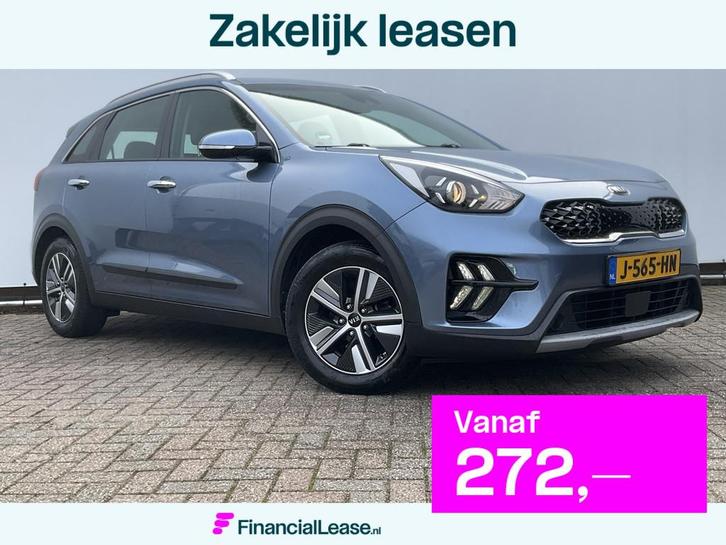 Kia Niro 1.6 GDi Hybrid DynamicLine Trekhaak Nav/Cam Adap.Cr, Auto's, Kia, Bedrijf, Lease, Financial lease, Niro, ABS, Achteruitrijcamera