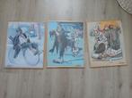 3 schilderijen met clowns, Antiek en Kunst, Ophalen of Verzenden