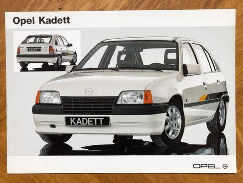 Opel Kadett leaflet spoiler en lichtmetalen velgen, Boeken, Auto's | Folders en Tijdschriften, Nieuw, Opel, Verzenden