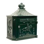 Nostalgische aluminium brievenbus nieuw met sleutels, Tuin en Terras, Brievenbussen, Ophalen of Verzenden, Zo goed als nieuw, Aluminium