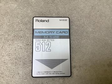 Roland M 512 E memory card  beschikbaar voor biedingen