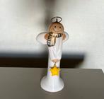 Kerstornament keramiek aardewerk engel 8,5cm, Ophalen of Verzenden, Zo goed als nieuw
