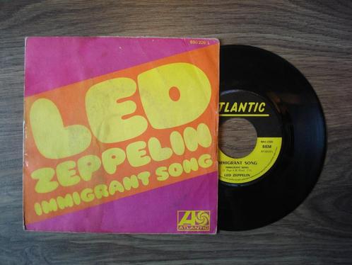 Led Zeppelin 7" Vinyl Single: ‘Immigrant Song’  (Frankrijk), Cd's en Dvd's, Vinyl Singles, Single, Rock en Metal, 7 inch, Ophalen of Verzenden