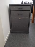 Ladenkast ladenblok bureau grijs antraciet in mooie staat, Ophalen, 50 tot 100 cm, Zo goed als nieuw, 3 of 4 laden