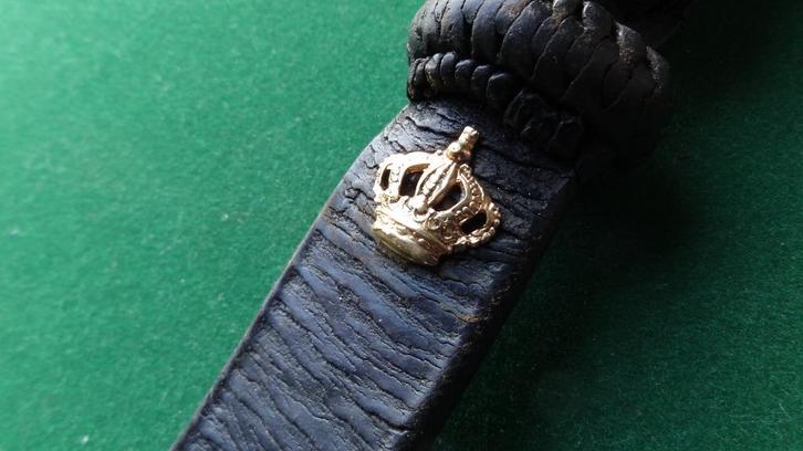 Antieke Lederen militaire zweep - Mariniers ?, Antiek en Kunst, Antiek | Overige Antiek, Ophalen of Verzenden