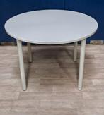Speelgoedtafel / bijzettafel met metalen onderstel, Gebruikt, Metaal of Aluminium, Rond, 75 cm of meer