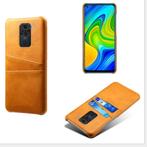 Xiaomi Redmi Note 9 Back Cover + Glas Screenprotector _Bruin, Nieuw, Hoesje of Tasje, Hoesjes, Verzenden