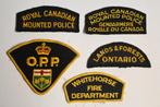 canada RCMP politie brandweer emblemen embleem patch, Verzamelen, Militaria | Algemeen, Ophalen of Verzenden, Overige soorten