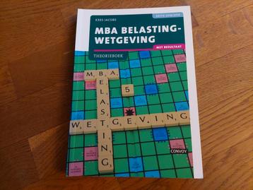 MBA Belastingwetgeving / Theorieboek beschikbaar voor biedingen