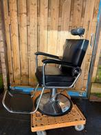 Barbier Kapper Stoel, Ophalen, Gebruikt, Zwart, Leer