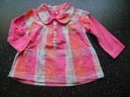 Pumpkin Patch roze geruite blouse / tuniek - maat 80, Pumpkin Patch, Meisje, Ophalen of Verzenden, Zo goed als nieuw