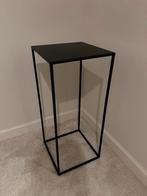 Bloemenzuil plantenzuil staal zwart 70 cm standaard, Ophalen of Verzenden, Zo goed als nieuw