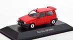 Jsn Atlas 1:43 Fiat Uno EF 1990 rood in blisterverpakking, Nieuw, Overige merken, Ophalen of Verzenden, Auto