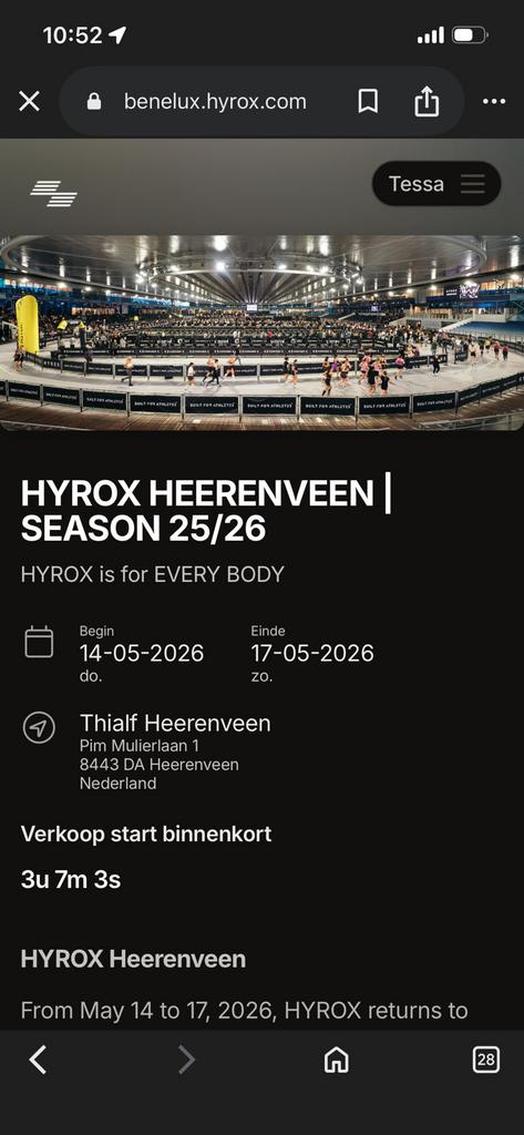 Opzoek naar tickets! Hyrox Heerenveen doubels 17 mei. Women, Tickets en Kaartjes, Evenementen en Festivals, Twee personen