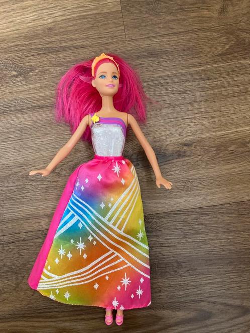 Barbie Dreamtopia feature Rainbow Princess!, Kinderen en Baby's, Speelgoed | Poppen, Zo goed als nieuw, Barbie, Ophalen of Verzenden