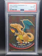 Charizard 1999 topps pokemon tv foil #6 psa 6 ex-mt, Verzenden, Zo goed als nieuw, Foil