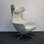 Vitra Grand Repos Design Fauteuils| Creme Wit | Leer | Stoel, Huis en Inrichting, Fauteuils, Gebruikt, Ophalen of Verzenden, 75 tot 100 cm