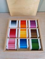 Als nieuw! Montessori Nuancekist Nienhuis kleurspoelen, Ophalen of Verzenden, Zo goed als nieuw
