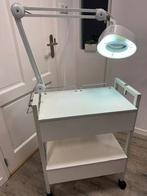 Tafel loeplamp met verlichting, Hobby en Vrije tijd, Vergrootglazen, Loepen en Loeplampen, Ophalen, Gebruikt