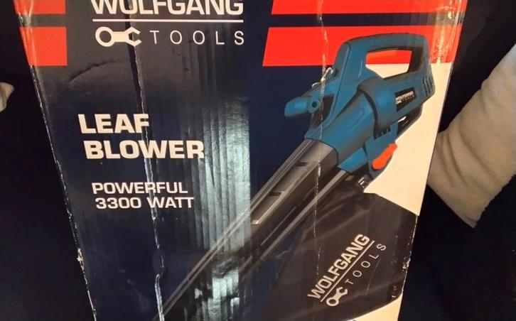 Bladblazer Krachtige Nieuw Wolfgang Nu VOOR MAAR 40 EURO!, Tuin en Terras, Bladblazers, Zo goed als nieuw, Elektrisch, Met opvangzak